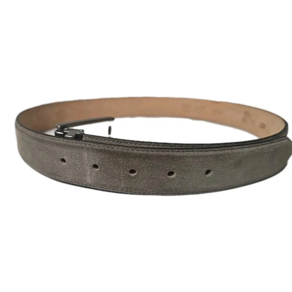 Rolando Bellagio Italian Leather Belt Men's Size 120 Brown Lake Como Italy